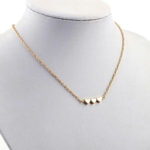 3/$30 Triple Heart Chain Necklace